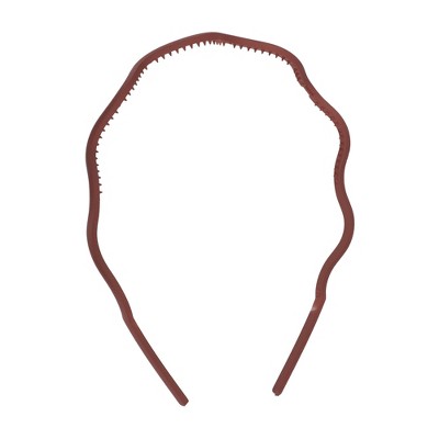 Unique Bargains Women's Classic Fashion Frosted Wavy Hairband 5.51"x4.53" 1 Pc
