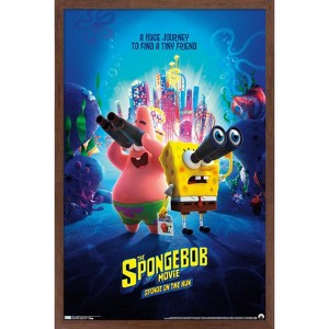 Trends International The SpongeBob Movie: Sponge On The Run - Key Art Framed Wall Poster Prints - 1 of 4