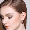 Paaaawaters 925 Sterling Silver 5A 10mm Heart Cubic Zirconia Dangle Earring for Women - 4 of 4