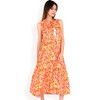Anna-Kaci Women's Sleeveless Tiered Maxi Dress with Vibrant Abstract Print and Tassel Tie Detail - 3 of 4