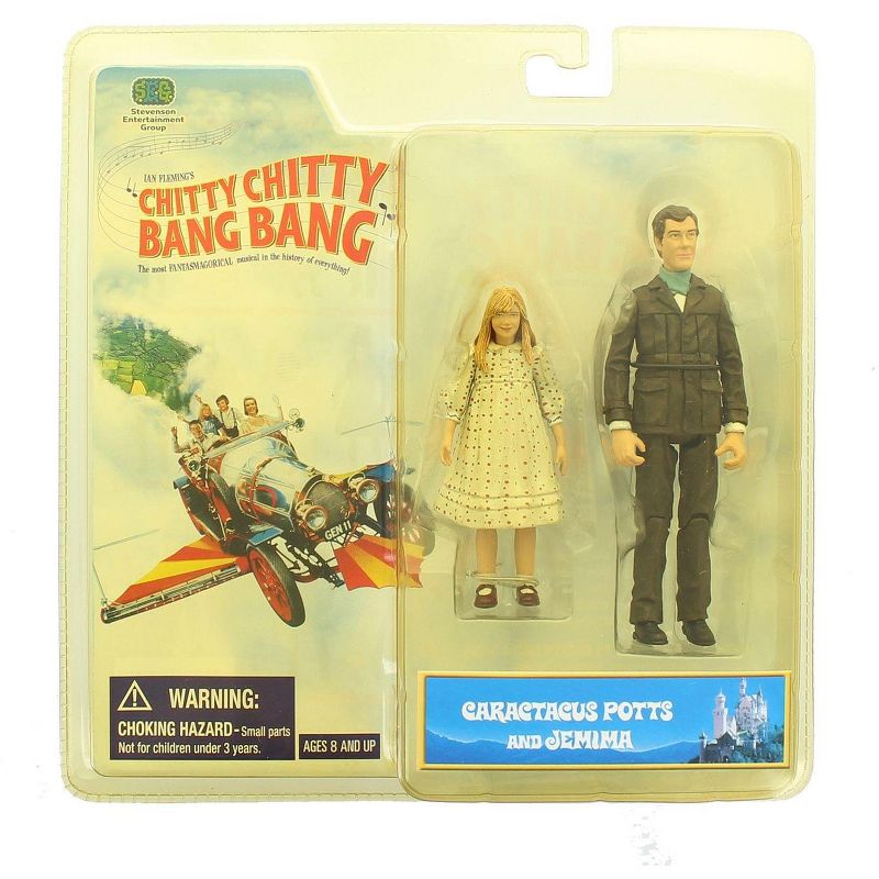Stevenson Entertainment Chitty Chitty Bang Bang Two Pack Figure Caractacus Potts & Jemima, 1 of 2