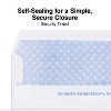 MyOfficeInnovations Self Seal Security Tinted Bus.Envelope 4 1/8" x 9 1/2" White 500/BX 511290 - 2 of 4