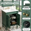 Grungis 2-Tier Bathroom Vanity with Sink,Bathroom Sink Cabinet with Large Storage Shelves for Bathroom - 4 of 4
