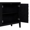 Okak Buffet Cabinet with Large Storage Rebound 4-door Sideboard Cabinet with Adjustable Shelves for Dining Room - 4 of 4
