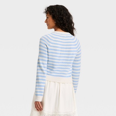Women's Crewneck Cotton Cardigan - Universal Thread
