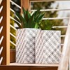 20"H Sullivans Modern Rectangular Planter Set of 2, Multicolored - 3 of 4