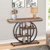 NicBex 31.49" H 4-Tier Console Table with Open Storage Shelves Sofa Table for Entryway Living Room - 2 of 4