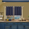 PiccoCasa Window Rod Pocket Valance Thermal Insulated Curtain Panels 2Pcs - 2 of 4