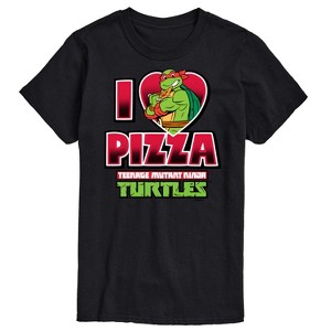 Men's - Teenage Mutant Ninja Turtles - I Love Pizza Short Sleeve Graphic T-Shirt - 1 of 4