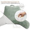 Nestl Reading Pillow for Bed with Fleece Blanket, Standard Bed Pillows for Sitting Up in Bed, Bed Rest Pillow - 4 of 4