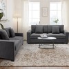 Whizmax 83 Inch Sofa, Comfy Couch, Modern Sofa, 2 Seater Sofa, Corduroy Sofa Couch for Living Room Apartment Lounge Cozy Lounge Sofa,Dark Gray - 4 of 4