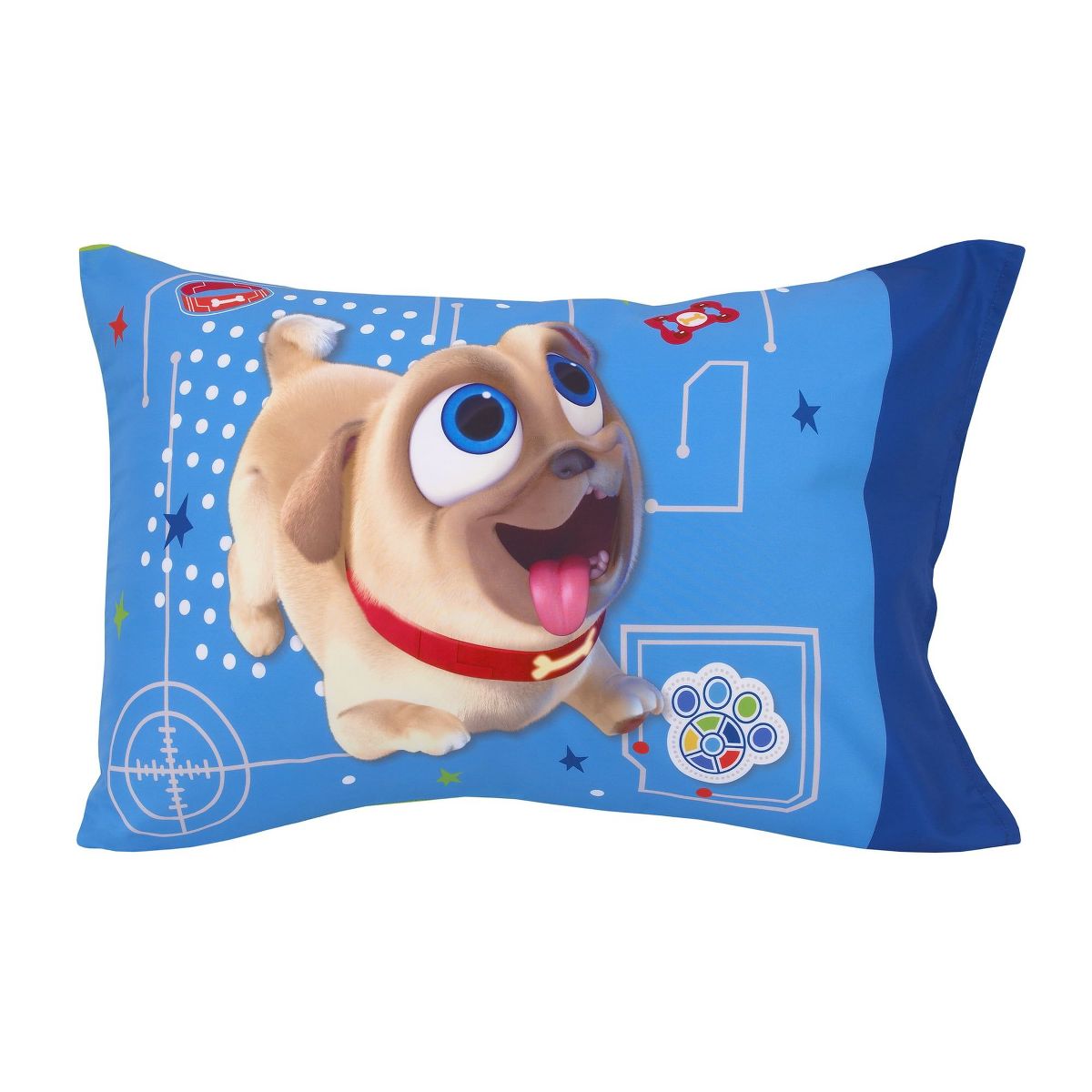 Disney Puppy Dog Pals 2 Piece Toddler Sheet Set - Fitted Bottom Sheet & Reversible Pillowcase - thumbnail 5
