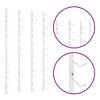 vidaXL Wall Mounted Wine Rack for 12 Bottles 2 pcs White Iron - 4 of 4