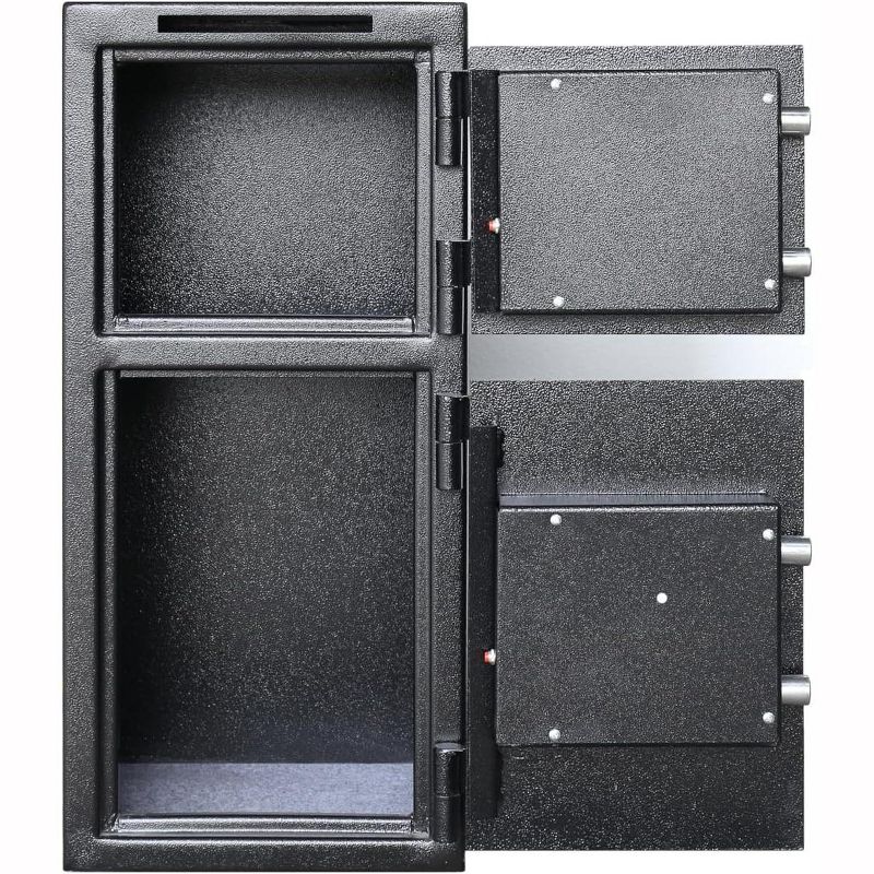 Templeton Safes T859 Large Double Door Depository Drop Safe with Electronic Multi-user Keypad and Key Backups, 3 of 7