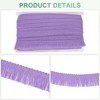 Unique Bargains Polyester Boho Durable Multipurpose Tassel Fringe Trim 27 Yards 1 Inch 1 Pc - 2 of 4