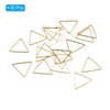 Unique Bargains Jewelry Handmade Triangle Earrings Beading Hoop 30 Pcs - 3 of 4