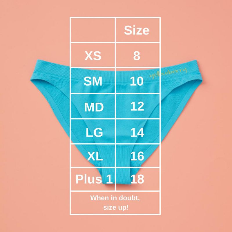 Girls' 6pk High Quality, Best Bikini Seamless Underwear by Yellowberry, 4 of 5