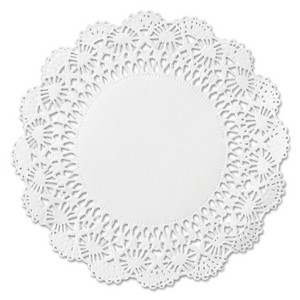 Hoffmaster Cambridge Lace Doilies, Round, 12", White, 1,000/Carton - 1 of 1