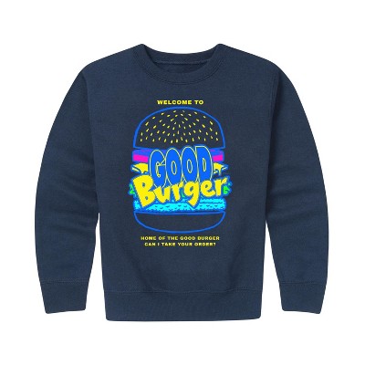 Boys' - Good Burger - Home of the Good Burger Graphic Long Sleeve Fleece Sweatshirt