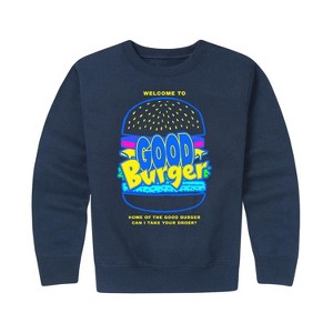 Boys' - Good Burger - Home of the Good Burger Graphic Long Sleeve Fleece Sweatshirt - 1 of 4