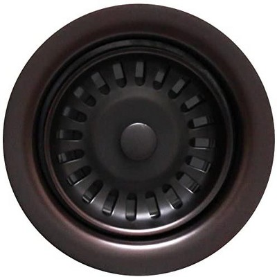 ALFI 3 1/2 Waste Disposer Trim with Matching Basket Strainer for Deep Fireclay Sinks