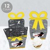 Big Dot of Happiness Grand Slam - Fastpitch Softball - Square Favor Gift Boxes - Birthday Party or Baby Shower Bow Boxes - Set of 12 - 3 of 4