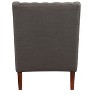 Sapphtopaz Modern Accent Chair with Button-Tufted Wingback Upholstered Club Chair with Wood Legs Classic Reading Chair for Living Room, Bedroom - 2 of 4