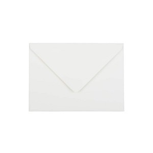JAM Paper A7 Strathmore Invitation Envelopes w/Euro Flap 5.25x7.25 White Wove 1921392I - 1 of 2