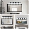 Dolonm Modern Chrome LED Vanity Light, Wall Sconce for Bathroom and Mirror, Sleek Minimalist Design, Energy-Efficient, Easy to Install - 3 of 4