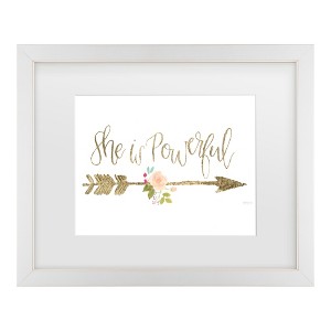 Trademark Fine Art - Jenaya Jackson Girl Power VII Matted Framed Art - 1 of 4