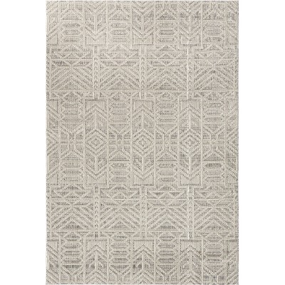 Nuloom Elaina Abstract Indoor/outdoor Patio Area Rug 4' X 6' In Light ...