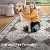 Machine Washable Vintage Rug – Soft Low Pile, Non-Slip, Stain-Resistant, Non-Shedding Carpet for Living Room, Bedroom - 4 of 4