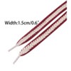 INSPIRE CHIC Wide Fat Contrast Color Braided Twist Weave Shoelaces 1 Pair - 3 of 4