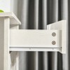 HDZNVF Farmhouse Sideboard Buffet Cabinet, Barn Door Style Kitchen Cabinet, White Wash - 3 of 4