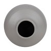 Textured Vase Gray Metal - Foreside Home & Garden - 3 of 4