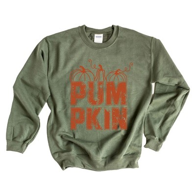 Simply Sage Market Women's Graphic Sweatshirt Pumpkin Distressed