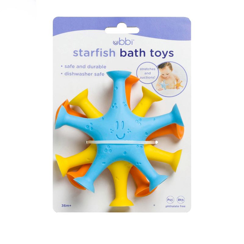 Ubbi Starfish Suction Cup Bath Toy, 4 of 8