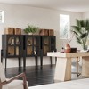 Nathan James Set of 3 Shadow Storage Cabinet Black - 3 of 4