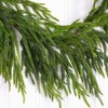 Nearly Natural 6' Artificial Real Touch Norfolk Island Pine Garland with Natural Look - 2 of 4