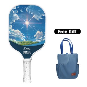 Luzz T700 Carbon Fiber Pickleball Paddle with Sandblasted Surface & Honeycomb Core Racket - Includes Free Versatile Tote Bag - 1 of 4