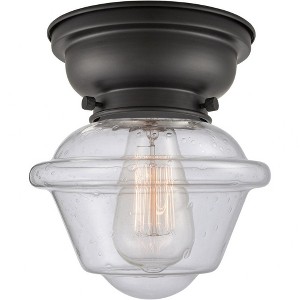 Small Oxford-1 Light Flush Mount in Traditional Style-7.5 Inches Wide by 7.15 Inches High - 1 of 1