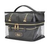 MKF Collection Emma Handbag Cosmetic Clear Case set by Mia K- 4 pieces - 2 of 4
