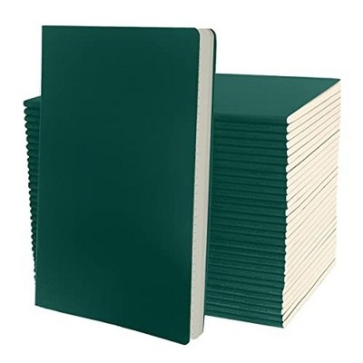 Simply Genius 30 Pack A5 Dotted Softover Notebooks, 92 pages, 8.2" x 5.5", Journal for Work, Travel, Business, School & More, Green