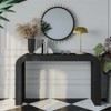 TOV Furniture Hump 31.9"H Modern Acacia Wood Console Table in Black - image 2 of 4