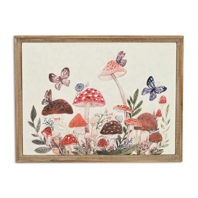 Cheung's Hareton Colorful Forest Mushroom Metal Wall Art