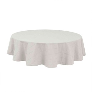 Izod Chadwick White 70" Round Tablecloth - 1 of 3
