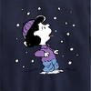 Boys' - Peanuts - Lucy Snow Graphic Long Sleeve Fleece Sweatshirt - 2 of 4
