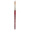 Princeton Velvetouch Long Round Brush, Synthetic Bristles, Short Handle Mixed Media Paintbrush, Scarlet, Size 12, Pack of 2 - 2 of 4