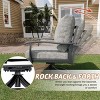 EROMMY 9 PCS Outdoor Metal Conversation Set For 10 Person - 4 of 4