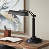 360 Lighting Grady Traditional Piano Banker Desk Lamp 16 1/2" High Black LED Adjustable Bronze Metal Shade for Bedroom Bedside Nightstand Kids Desk - 2 of 4